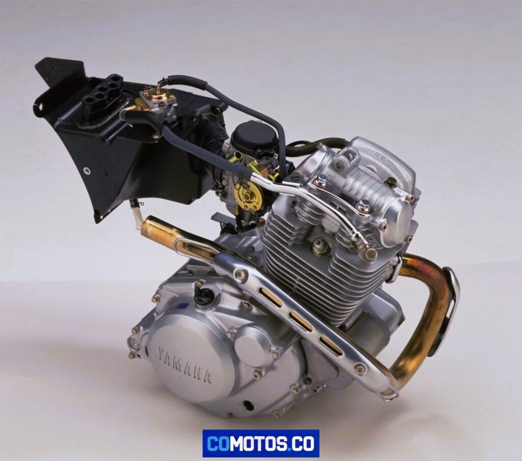 Yamaha XT 225 motor, potencia, velocidad máxima, rendimiento combutible, cilindro